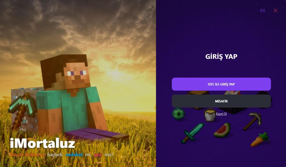 Launcher ekran görüntüsü